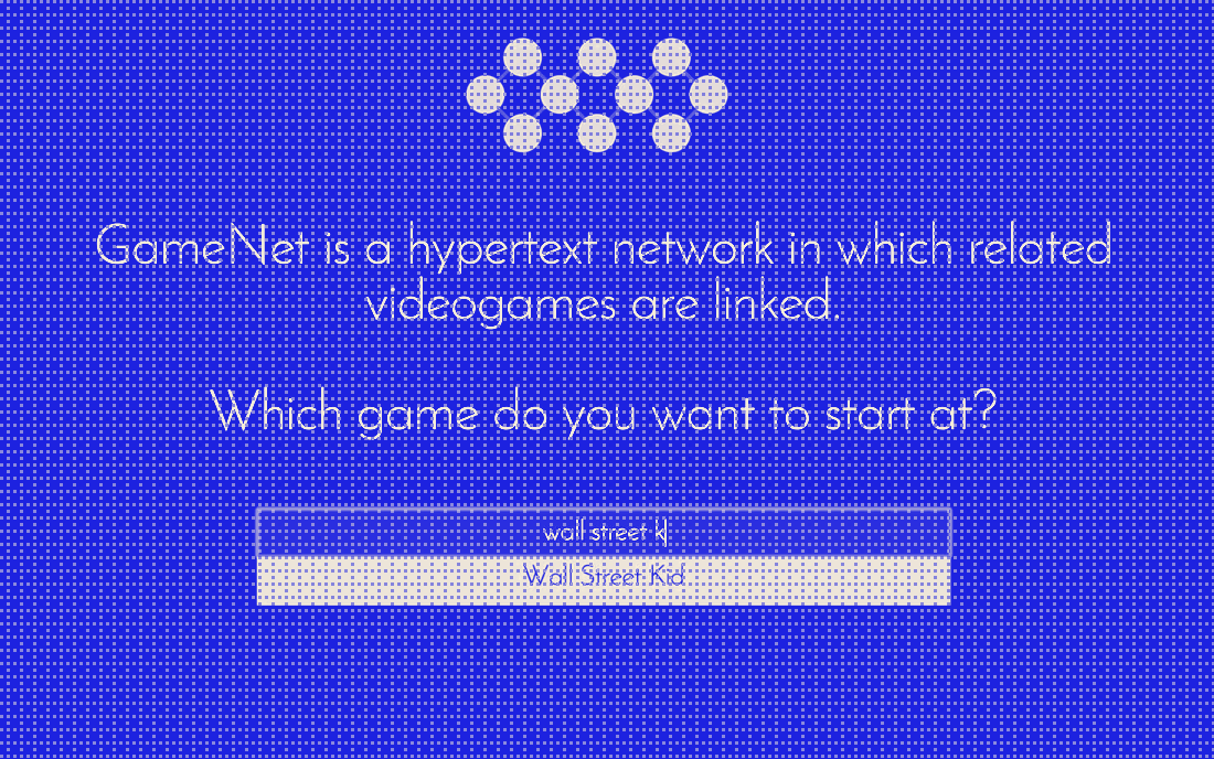 GameNet interface