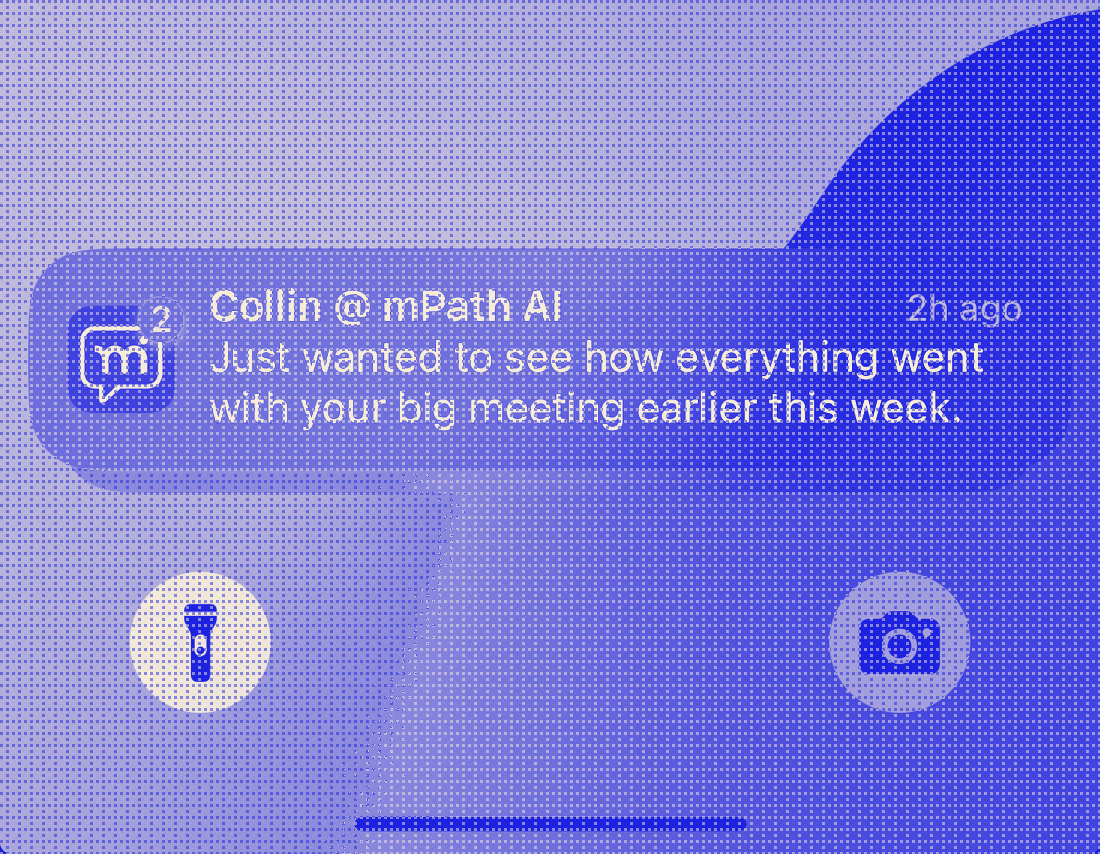 mPath AI notification